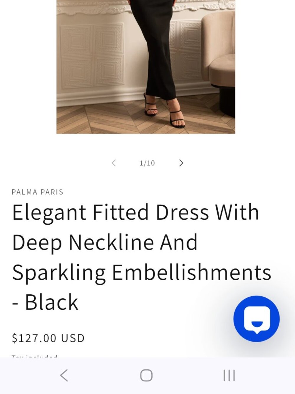 Sexy Strapless long black dress - Picture 8 of 9